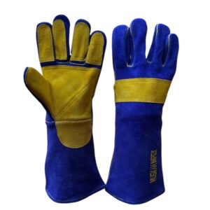 Blue MIg welding gloves