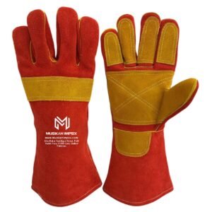 Red and yellow MIG Welding